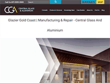 Tablet Screenshot of centralglass.net.au