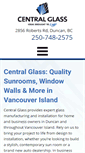 Mobile Screenshot of centralglass.ca