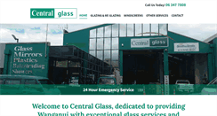 Desktop Screenshot of centralglass.co.nz